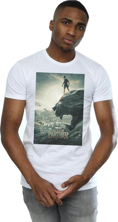 Actual product image Mens Black Panther Poster T-Shirt (XL)