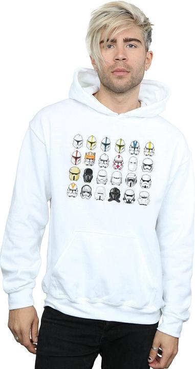 Image du produit Star Wars - Sweat à capuche TROOPER HELMETS - Homme (L)