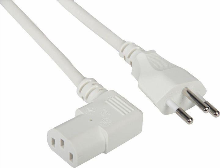 Image du produit Value Câble d'alimentation 3 pôles CH, T12 mâle - C13 femelle (2 m)