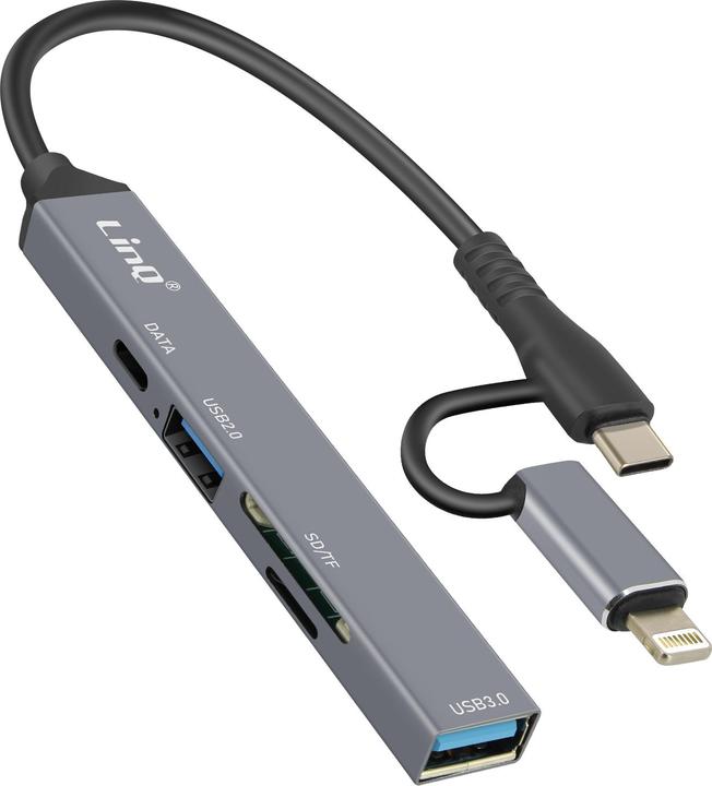 LinQ IT7943 Multiport hub (USB-C, 2 Ports)