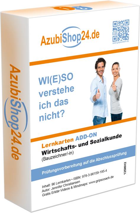 Produktbild AzubiShop24.de Kombi-Paket Lernkarten Bauzeichner/-in (Deutsch, Jennifer Christiansen, Tanja Kaden, Michaela Rung-Kraus, 2024)