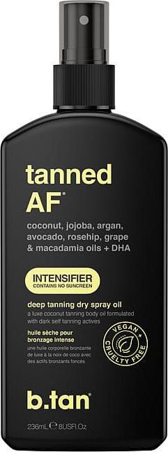 Actual product image B.Tan Tanned AF Intensifier Tanning Oil 236 ml (Self tanning oil, 236 ml)