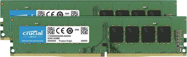 Produktbild Crucial Desktop Memory (2 x 16GB, 3200 MHz, DDR4-RAM, U-DIMM)