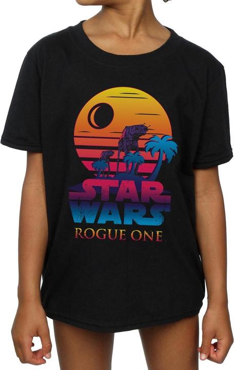 Produktbild Star Wars Rogue One Logo Sunset TShirt Mädchen (152, 158)