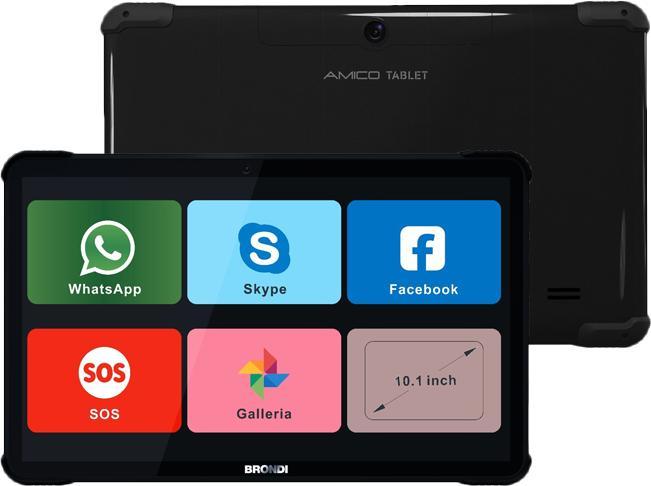Actual product image Brondi Amico Tablet (3G, 10.10", 8 GB, Black)