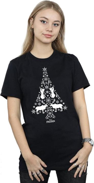 Immagine prodotto Disney Frozen Christmas Tree Maglietta Ampia Donna (S)