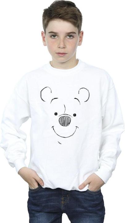 Actual product image Disney Boys Winnie The Pooh Winnie The Pooh Face Sweatshirt (152, 158)