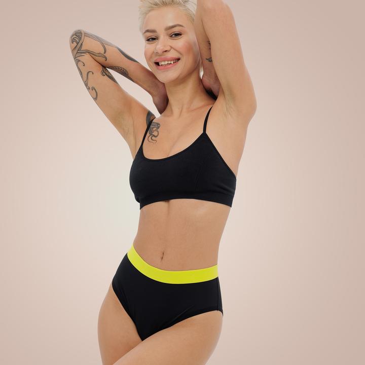 Immagine prodotto Weekiss Intimo a vita alta al limone (XXL)