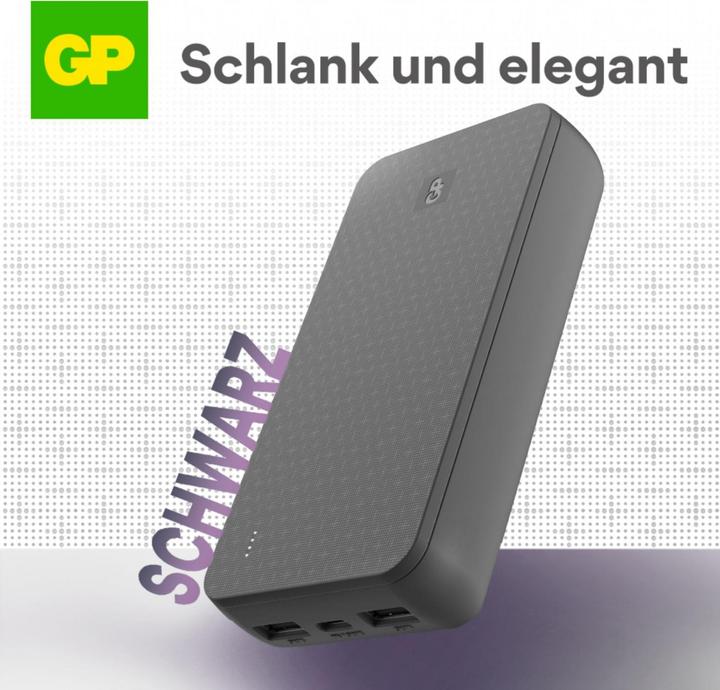 Actual product image GP Batteries GP PowerBank B+ Series 20000 mAh black (20000 mAh)