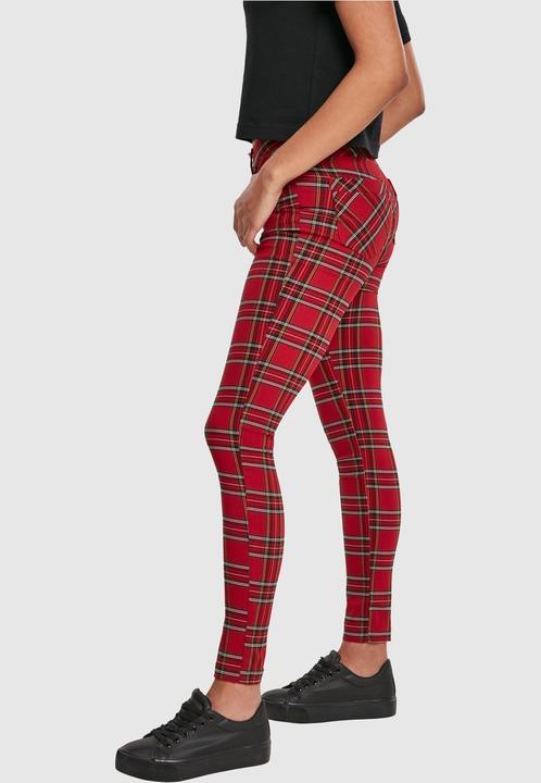Produktbild Urban Classics Ladies Skinny Tartan Pants (30)