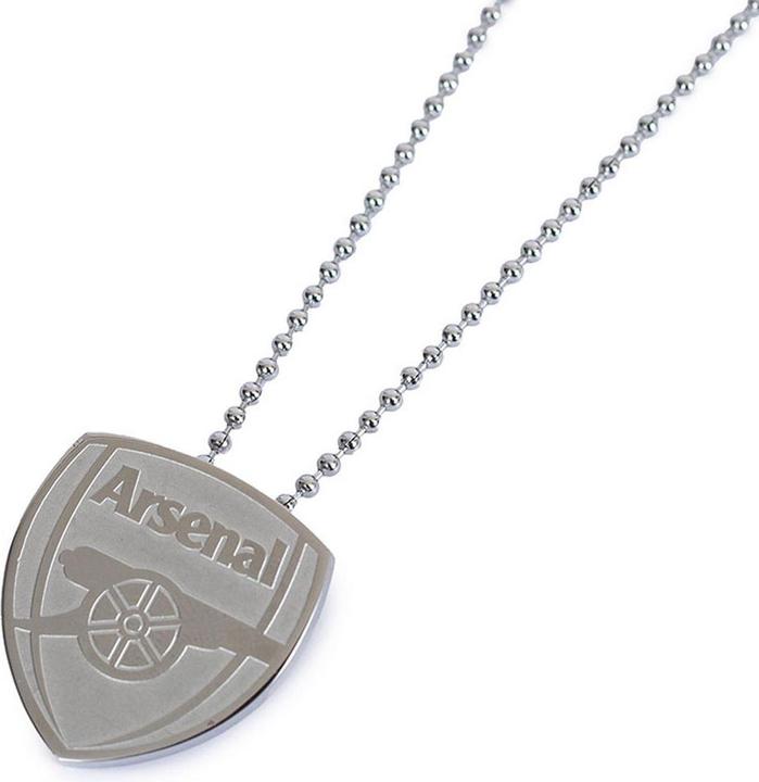Actual product image Arsenal FC Stainless Steel Necklace & Pendant (100% synthetic material)