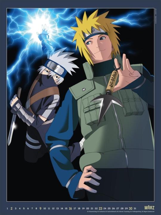 Immagine prodotto Calendario Poster Naruto Shippuden 2025 (Copertina rigida, Tedesco)