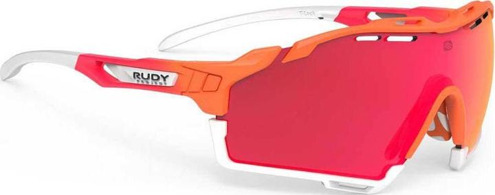 Actual product image Rudy Project Cutline glasses (mandarin-fade coral matte, Multilaser Red)