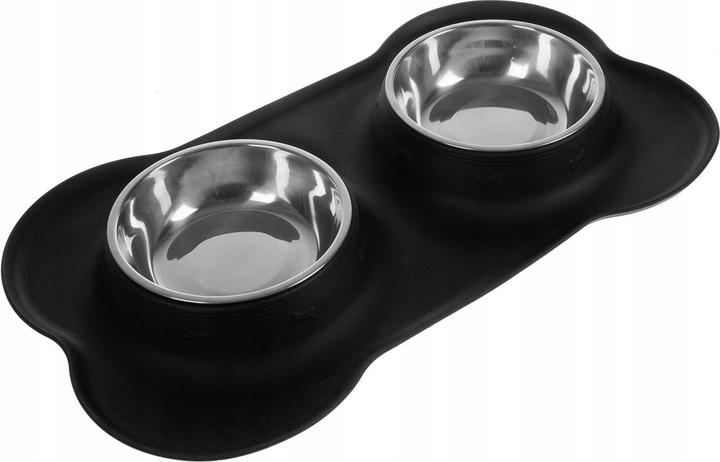 Actual product image Purlov Double bowl for dog and cat - 2 x 450 ml (0.90 l)