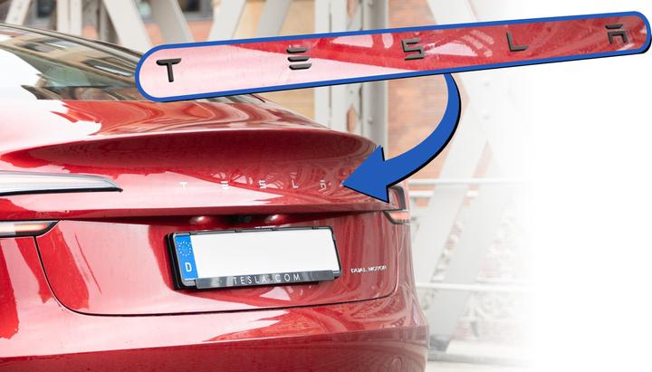 Produktbild Made4EV Tesla Schriftzug für alle Tesla Modelle