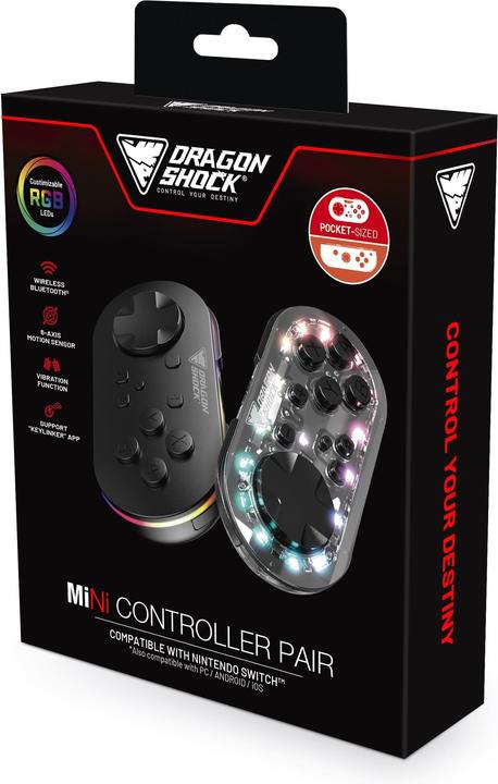 Actual product image NoName GLOW-FUSION - Mini Controller Pair (PC, Android, iOS, Switch, Switch Lite, Switch OLED)