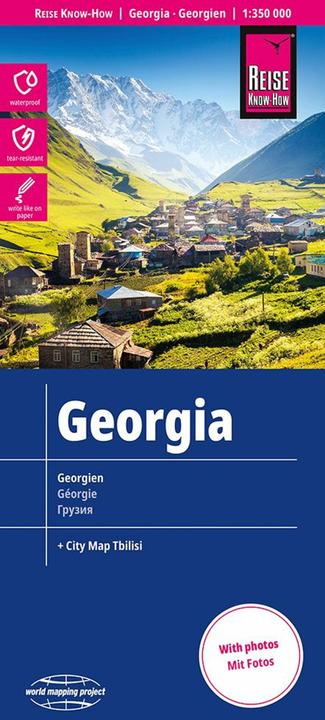 Image du produit Carte de Géorgie / Georgia (1:350.000)