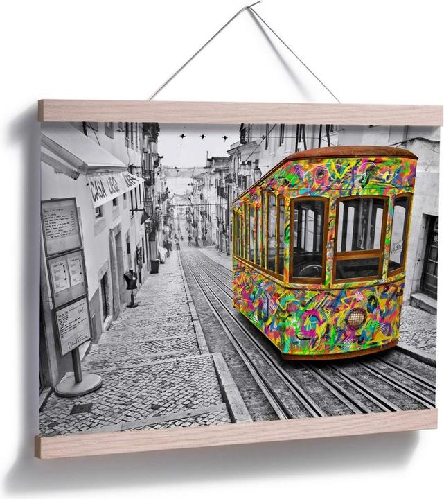 Image du produit Trenddeko Ben Heine - Tram à Lisbonne (60 x 50 cm)