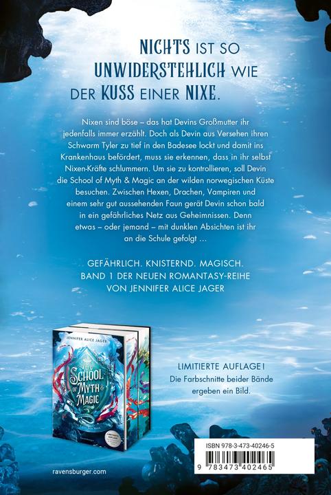 Actual product image Ravensburger School of Myth & Magic, Band 1: Der Kuss der Nixe (German, Jennifer Alice Jager, 2024)