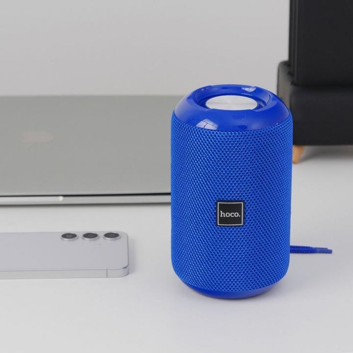 Actual product image Hoco Bluetooth speakers wireless speaker HC1 blue (4 h, Rechargeable battery operated)