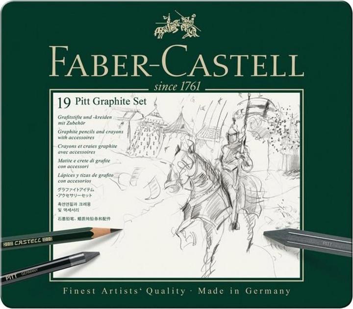 Pitt Graphite Set (2 mm, B, 19 x)