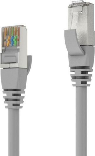 Büroring Patchkabel CAT 6A S/FTP, 20 m, grau (20 m)