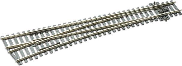 Peco Spur H0 12° Weiche links, grosser Radius: 1524 mm