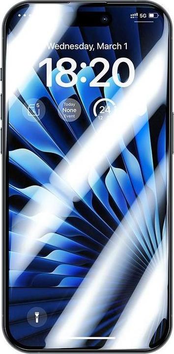 Actual product image Benks Warrior armoured glass (1 Piece, Apple iPhone 15 Pro)