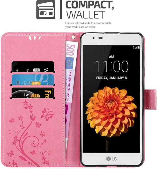 Actual product image Cadorabo Flower Book Cover (LG K7)