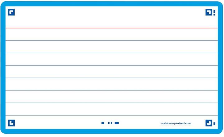 Actual product image Oxford FLASH 2.0 flashcards (75 x 125 mm, 80 x)