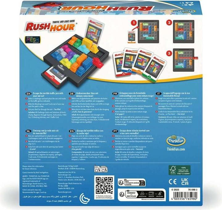 Actual product image Ravensburger Rush Hour (English, German, French, Italian)
