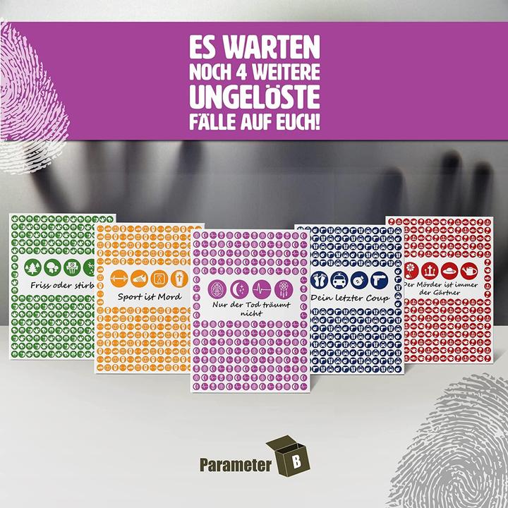 Actual product image Parameter B PARPB003 - Nur der Tod träumt nicht - Krimi-Dinner Spiel, für 4 Spieler, ab 16 Jahren (DE-Ausgabe) (German)