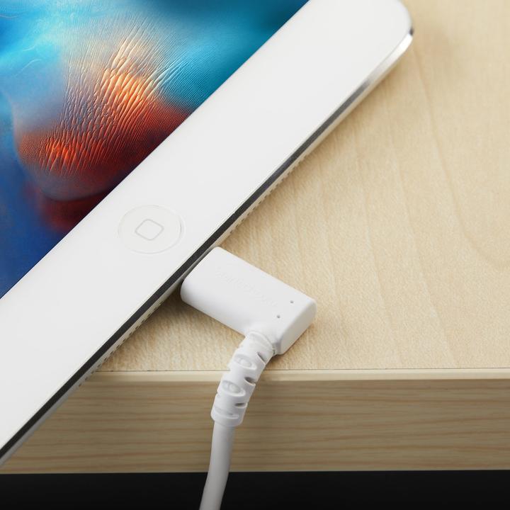 Immagine prodotto StarTech .com RUSBLTMM2MWR 2.0m Angled Lightning to USB Cable (2 m, USB 2.0)