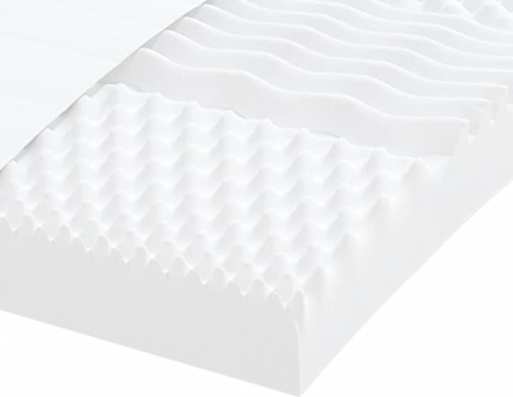 Immagine prodotto VidaXL Schaumstoffmatratze 100 x 210 cm 7-Zonen Härtegrad 20 ILD (100 x 210 cm, Nucleo di schiuma)