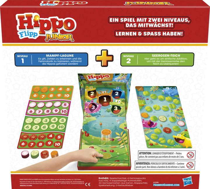 Actual product image Hasbro Gaming Hippo Flipp Junior (German)