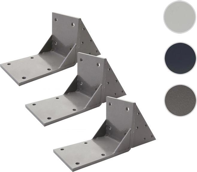 Produktbild Swisshandel24 3x Dachsparrenadapter für Kassetten-Markise T124, Dachsparren Halterung Adapter - grau (0.15 m)