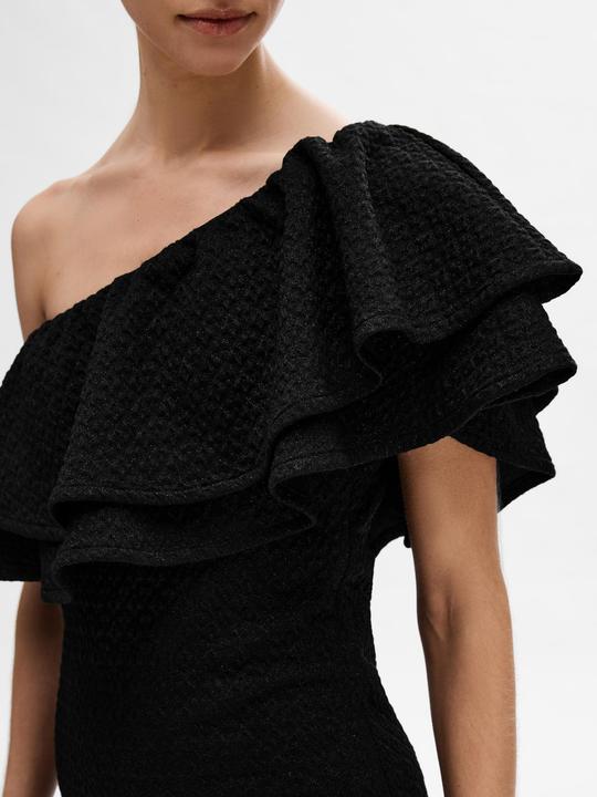 Actual product image Selected Femme One-Shoulder Mini Dress (XL)
