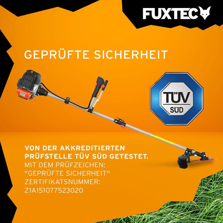 Image du produit Fuxtec FX-MS152 Débroussailleuse à essence Multitool 2en1 (Couteaux en plastique, Fils coupe-herbe)