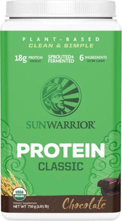 Immagine prodotto Sunwarrior Proteine classiche biologiche (Chocolate, 1 pz., 750 g)