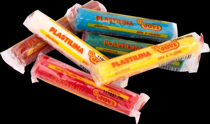 Actual product image Jovi Plasticine PLASTILINA assorted colours, 6 colours 15.0 g each