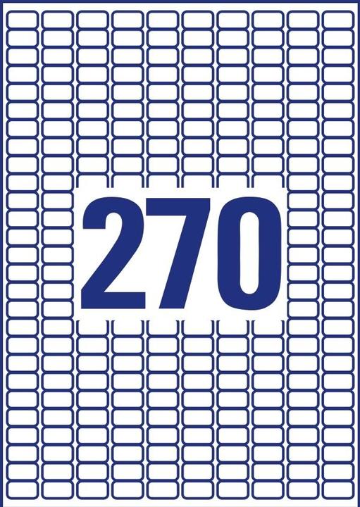 Actual product image Avery Transparent labels, 17.8 x 10 mm
