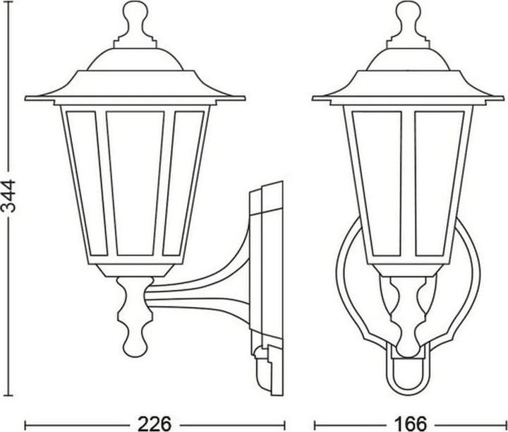 Actual product image Philips Beijing (3275 lm, E27, IP44)
