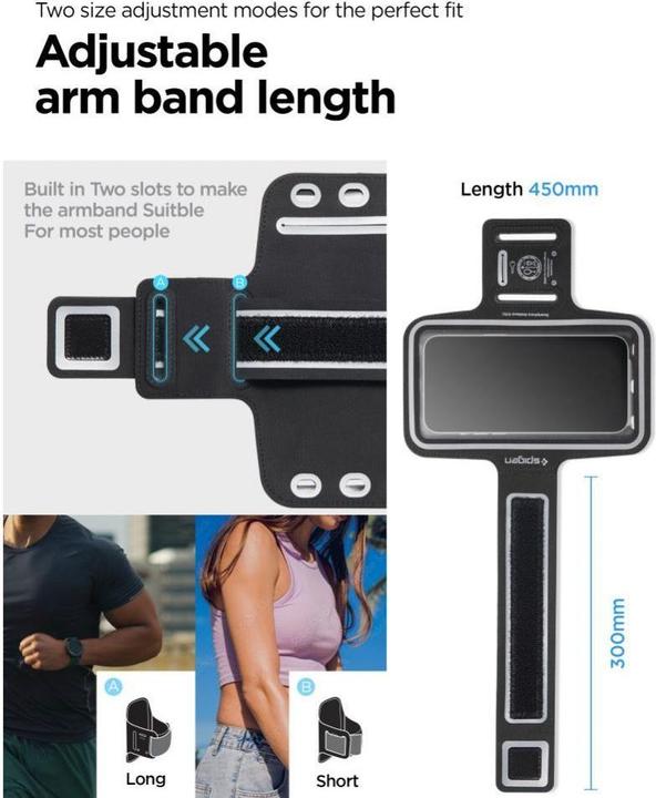 Productafbeelding Spigen Armband A703 6,9 zwart