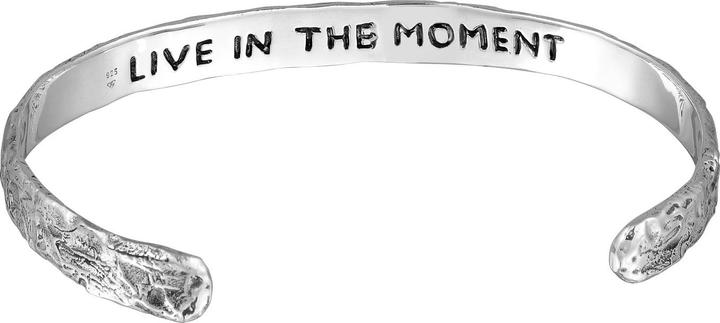 Produktbild Haze & Glory Armband Armreif - Live in the moment 925 Silber (18 cm, 925er Sterling Silber)