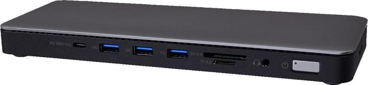 Actual product image V7 Tb4 Docking Station Mst HDMI DP (Thunderbolt, 9 Ports)