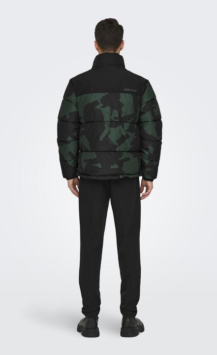 Produktbild Only & Sons Stehkragen Elastische Bündchen Jacke Daunenjacke (L)