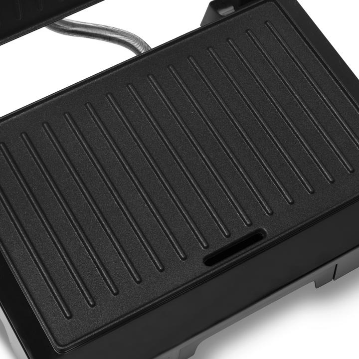 Image du produit Tristar Grille de contact - revêtement anti-adhésif, plaque de cuisson 23 x 14.5 cm, 1000 watts