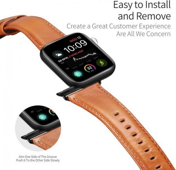 Produktbild Dux Ducis YA Armband (45 mm, 44 mm, 42 mm, 49 mm, Echtleder)
