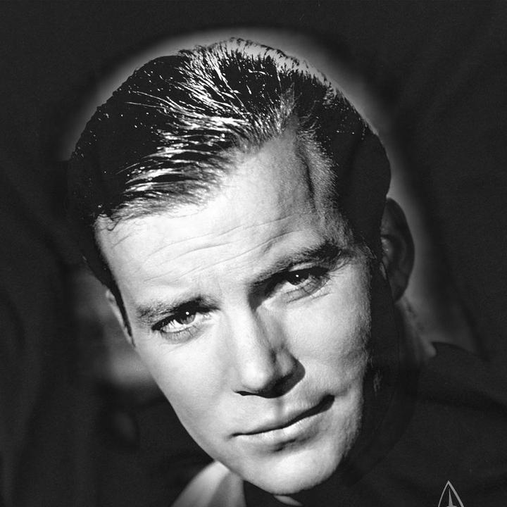 Actual product image Mens Captain Kirk Portrait T-Shirt (3XL)