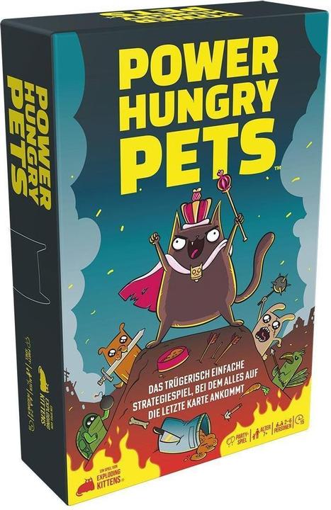 Actual product image Exploding Kittens Power Hungry Pets (German)